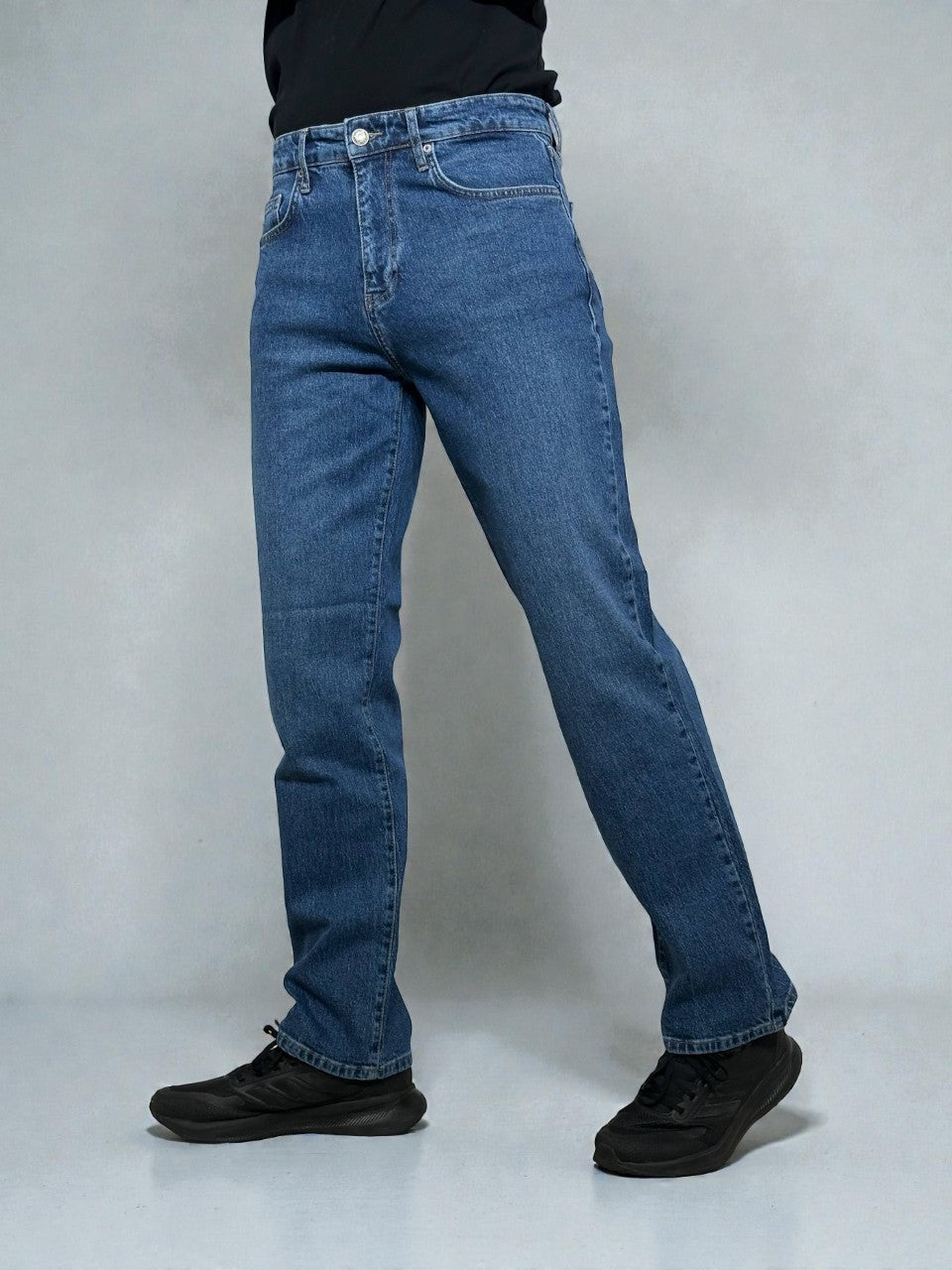 Straight, loose men's jeans, Regular fit