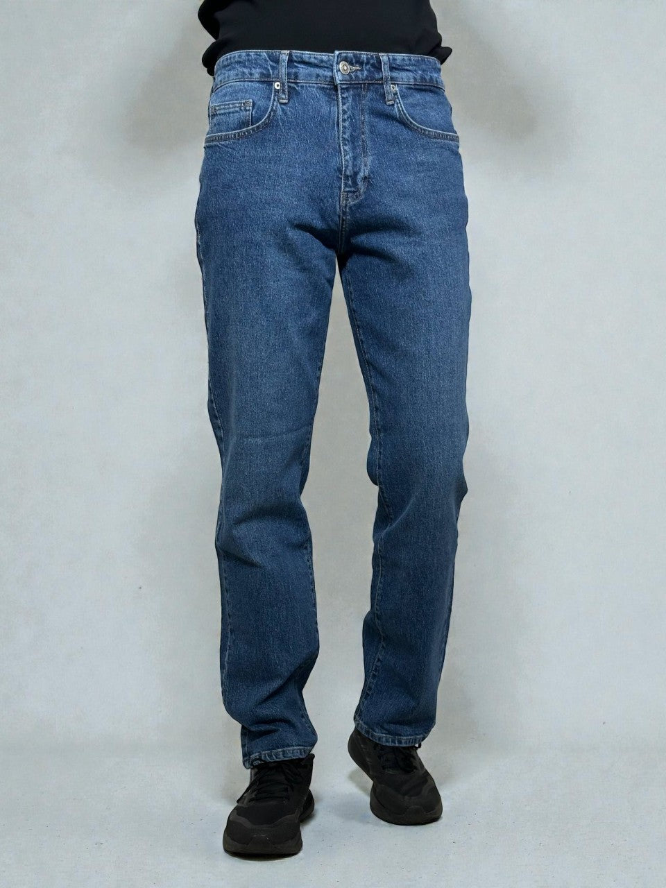 Taisni, brīvi vīriešu džinsi, Regular fit