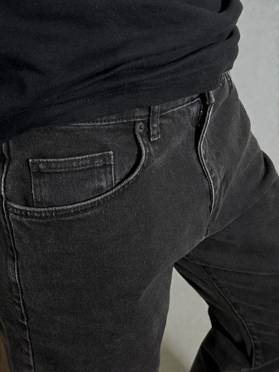 Straight, loose men's jeans, Regular fit