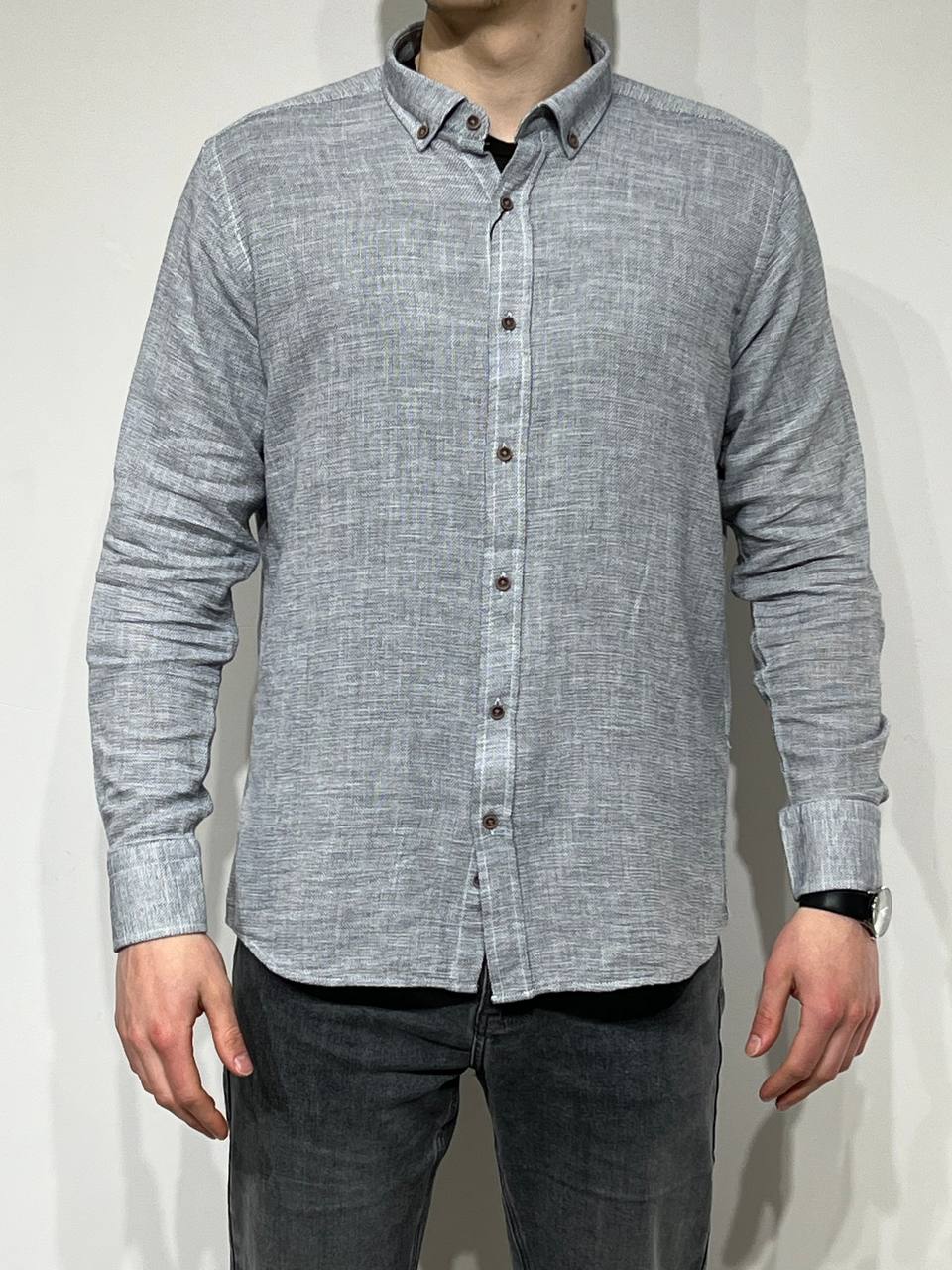 Plāns krekls vīriešiem VP-12, Regular fit