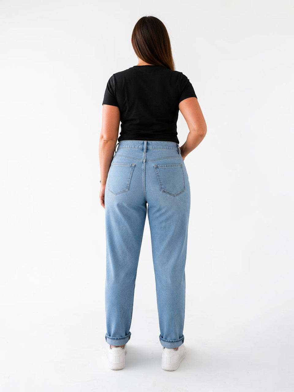 Летние джинсы mom fit