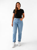 Летние джинсы mom fit