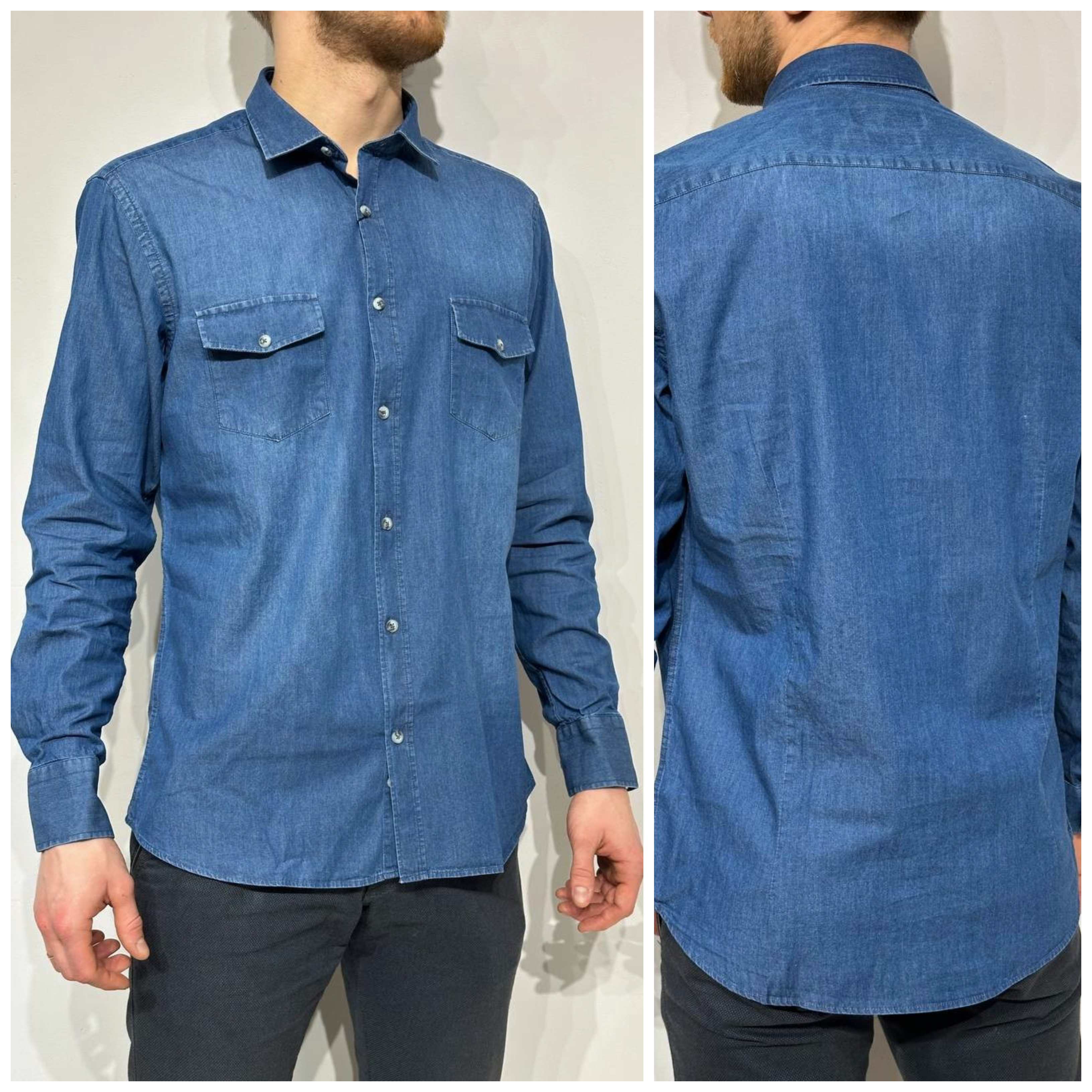 Men's denim shirt, Slim fit