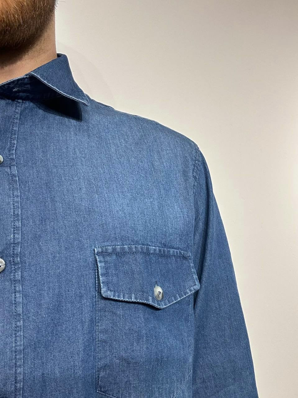 Vyriški džinsiniai marškiniai, Slim fit