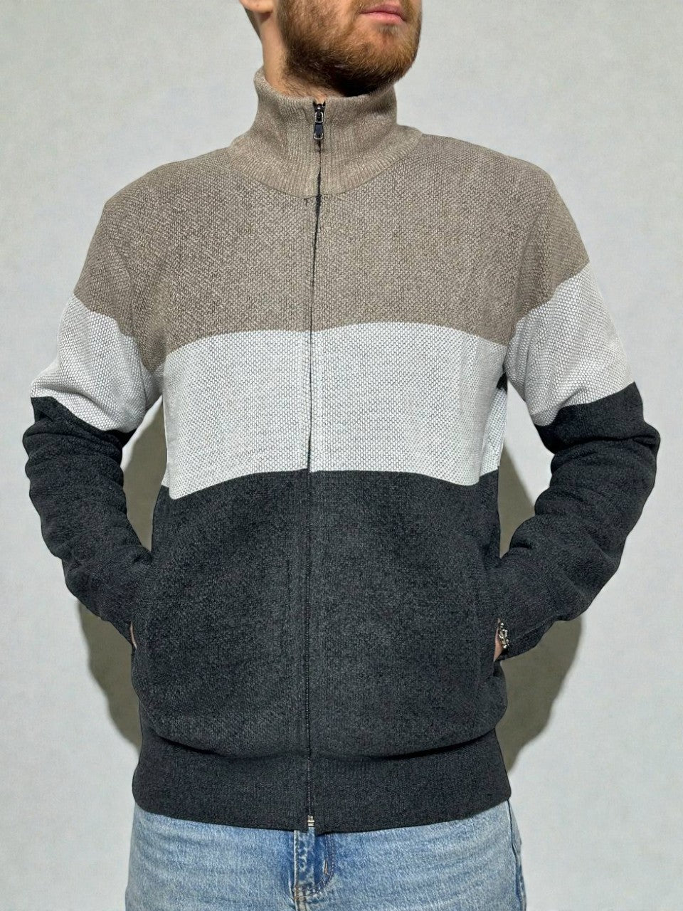 Мужская куртка с теплой подкладкой