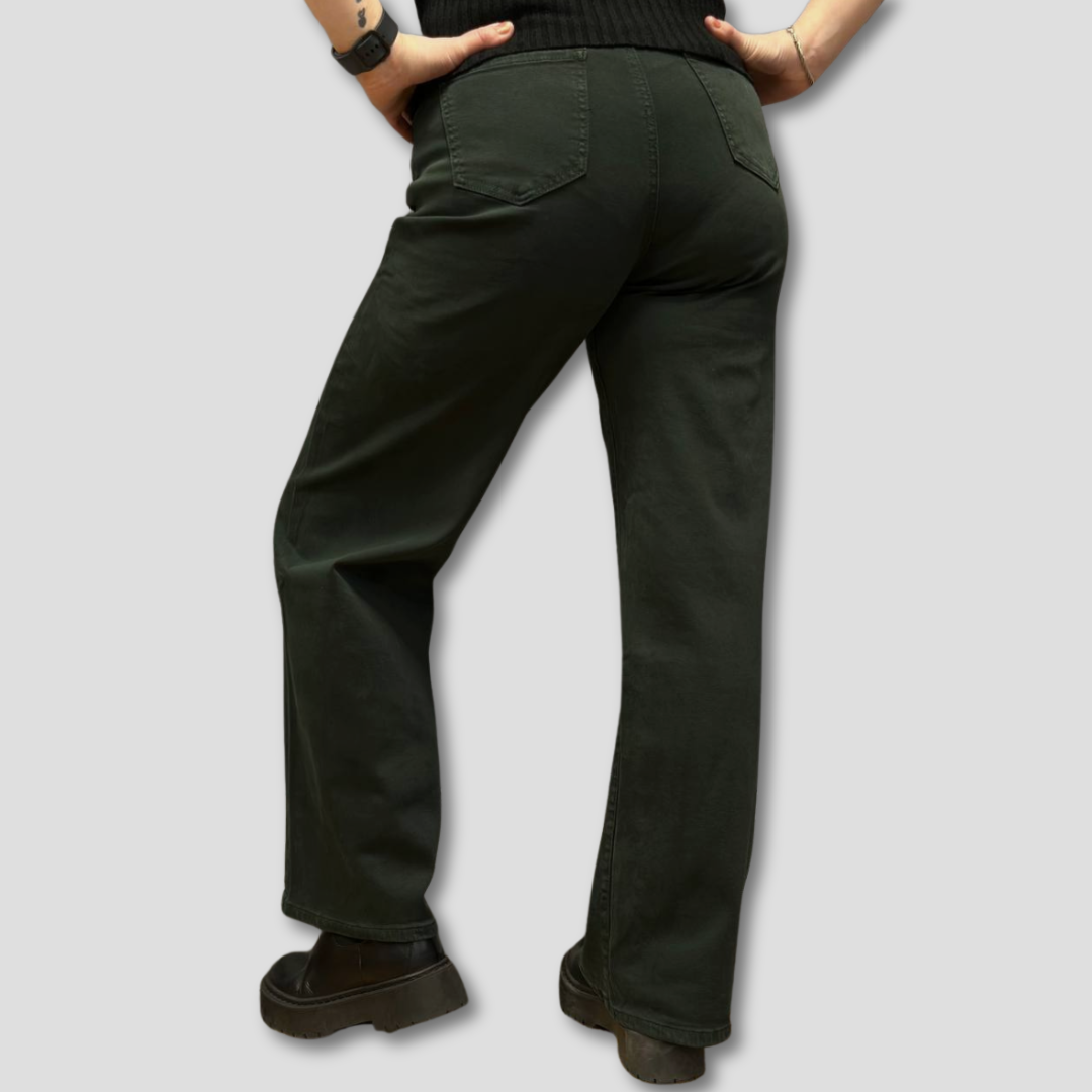 Platas bikses zaļas