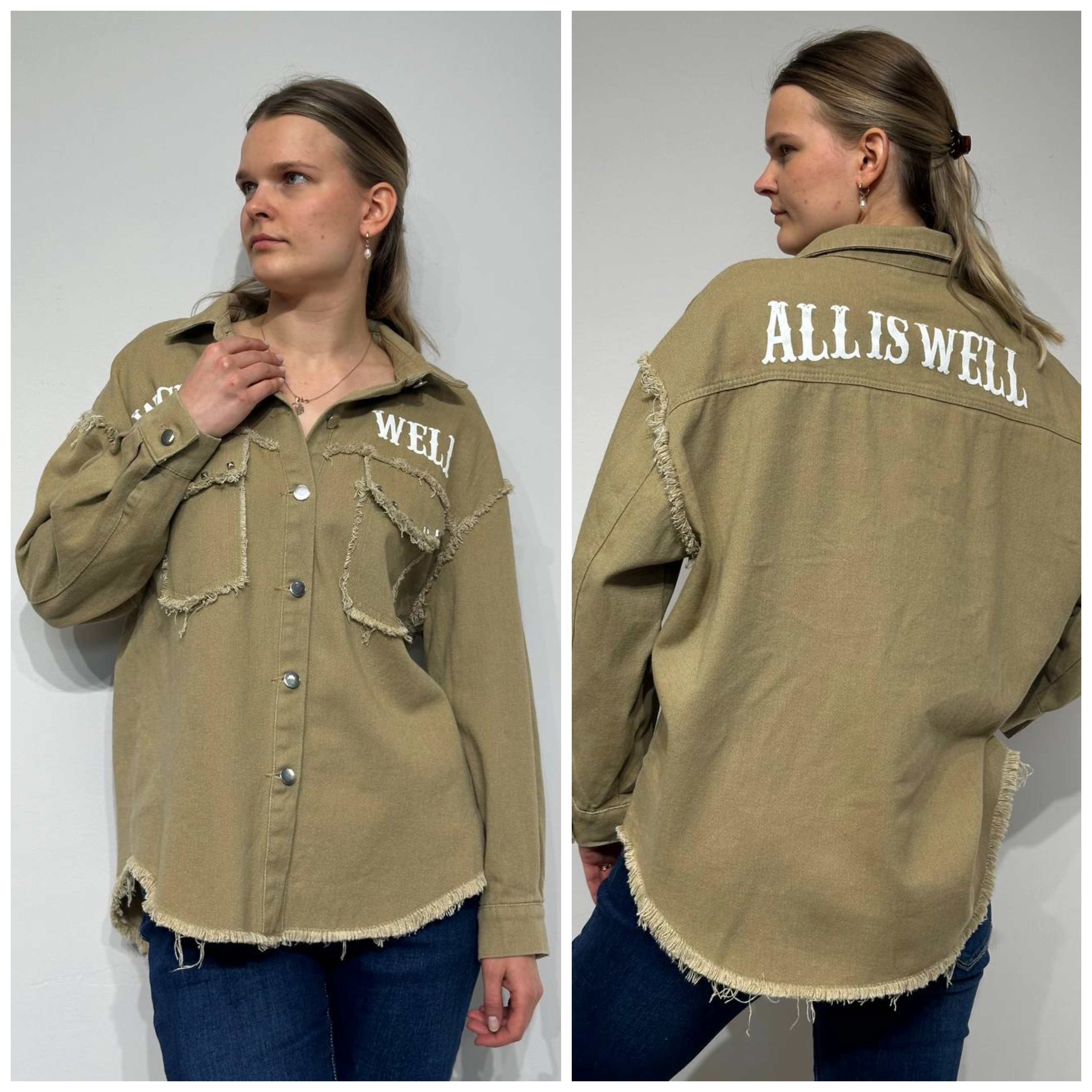 Džinsa jaka sievietēm