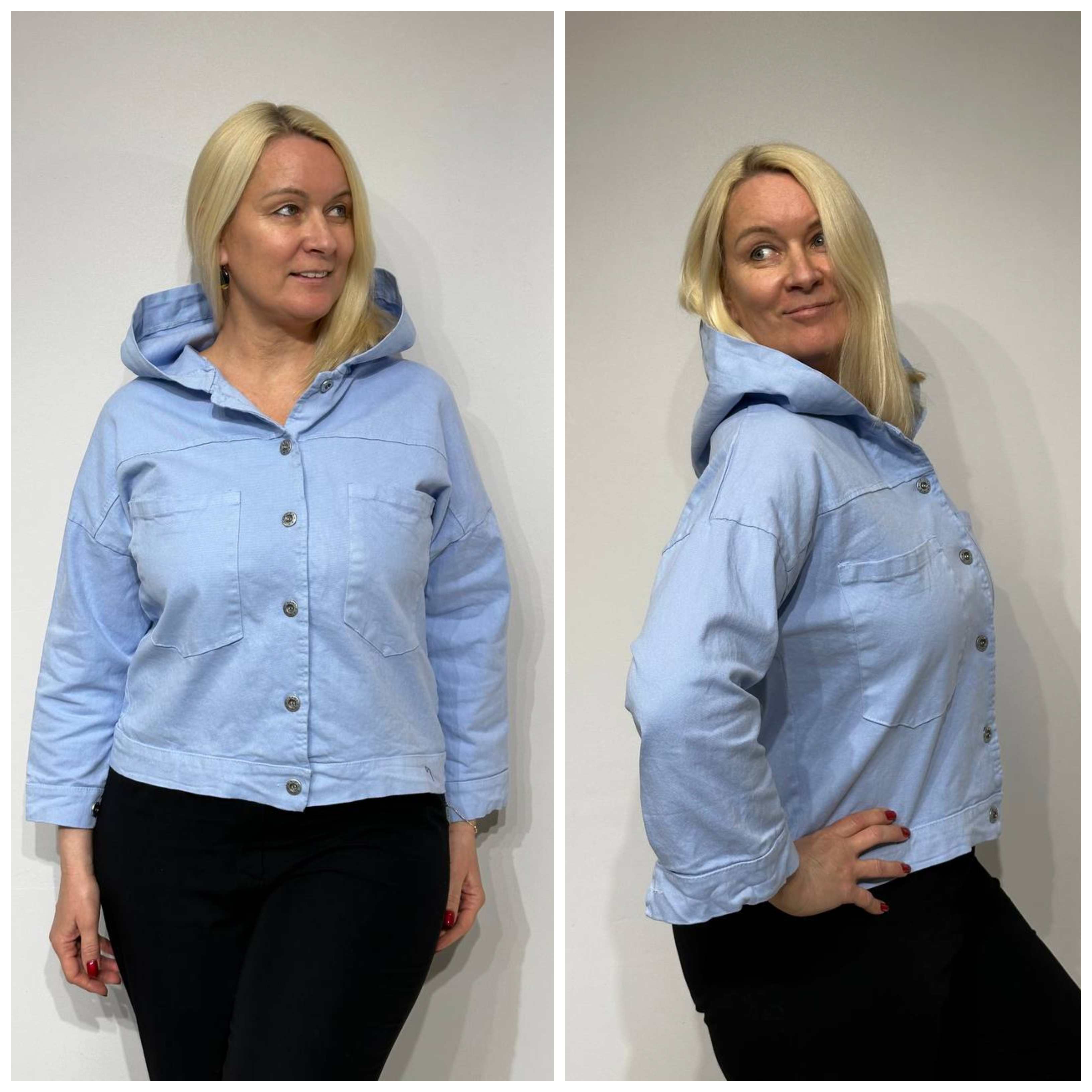 Džinsa jaka sievietēm