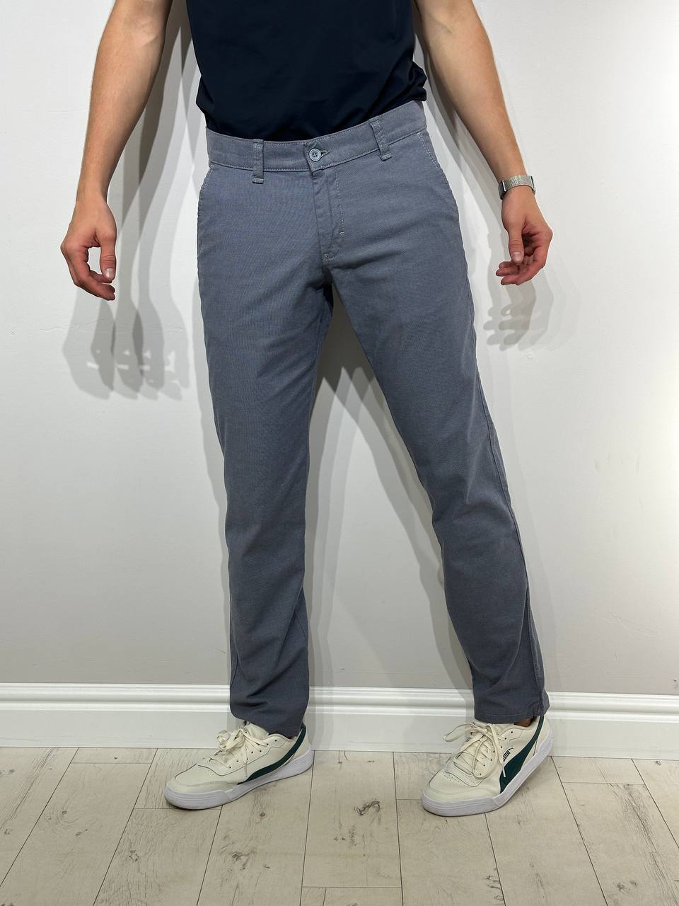 Светлые, классические брюки Vankel-092, Comfort slim