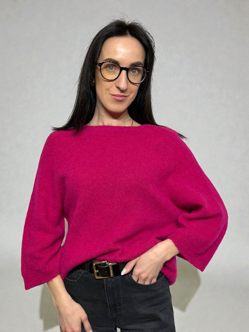 Sieviešu džemperis ar alpakas vilnu