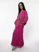 Linen suit with skirt