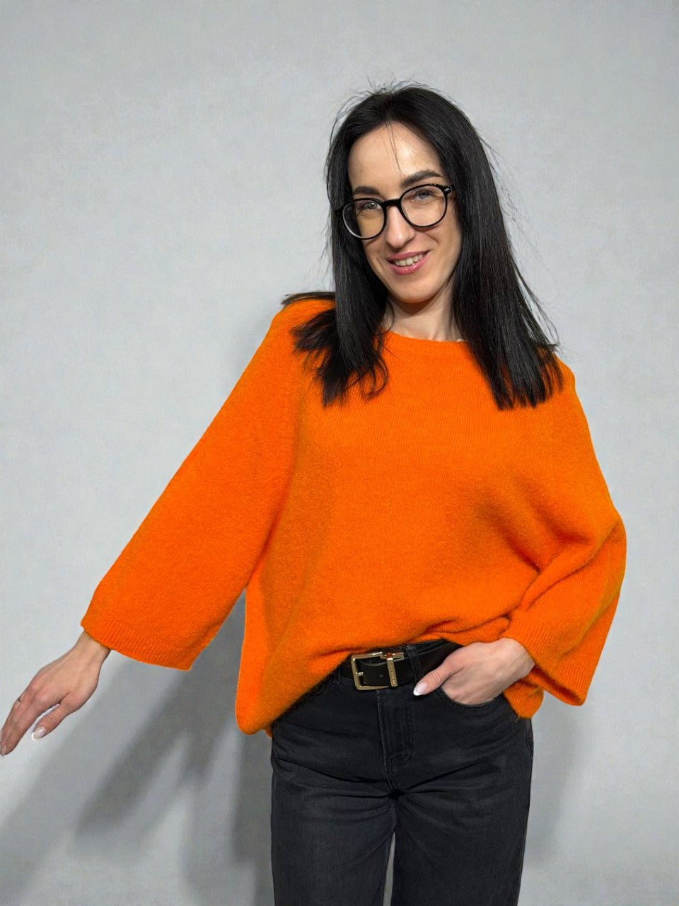 Sieviešu džemperis ar alpakas vilnu