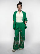 Floral Pattern Bohemian Style Suit
