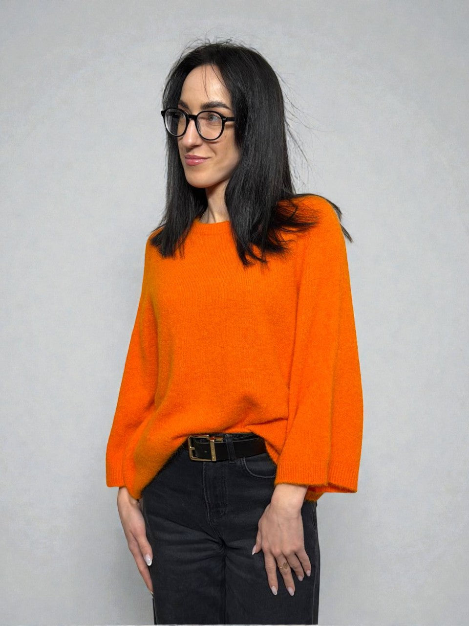 Sieviešu džemperis ar alpakas vilnu