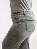 Modern plus-size long jeans