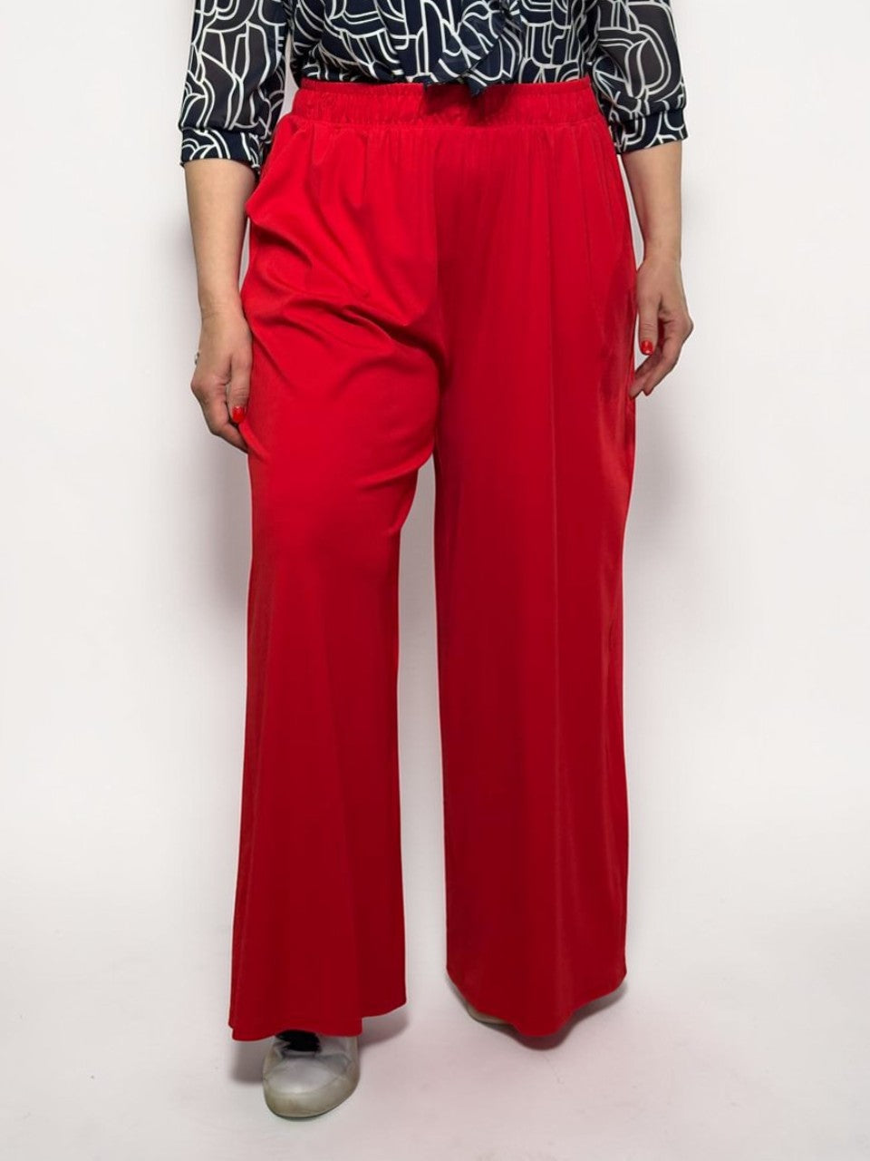 Роскошные широкие брюки большого размера