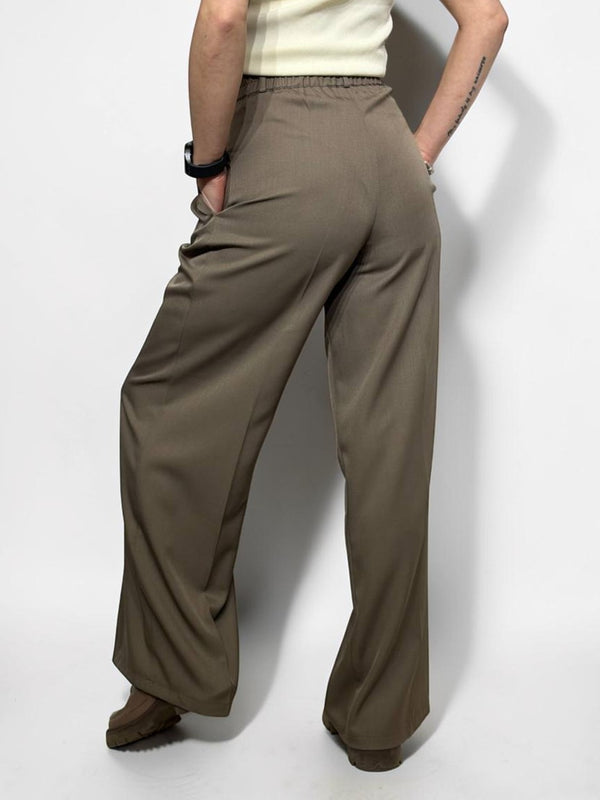 Formal fabric trousers for women