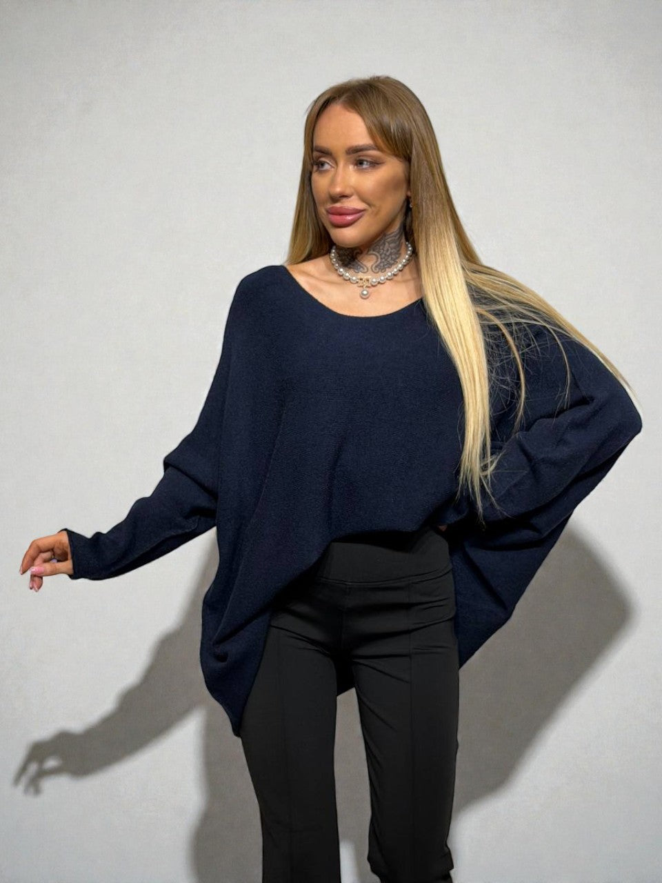 Lielizmēra džemperis dāmām