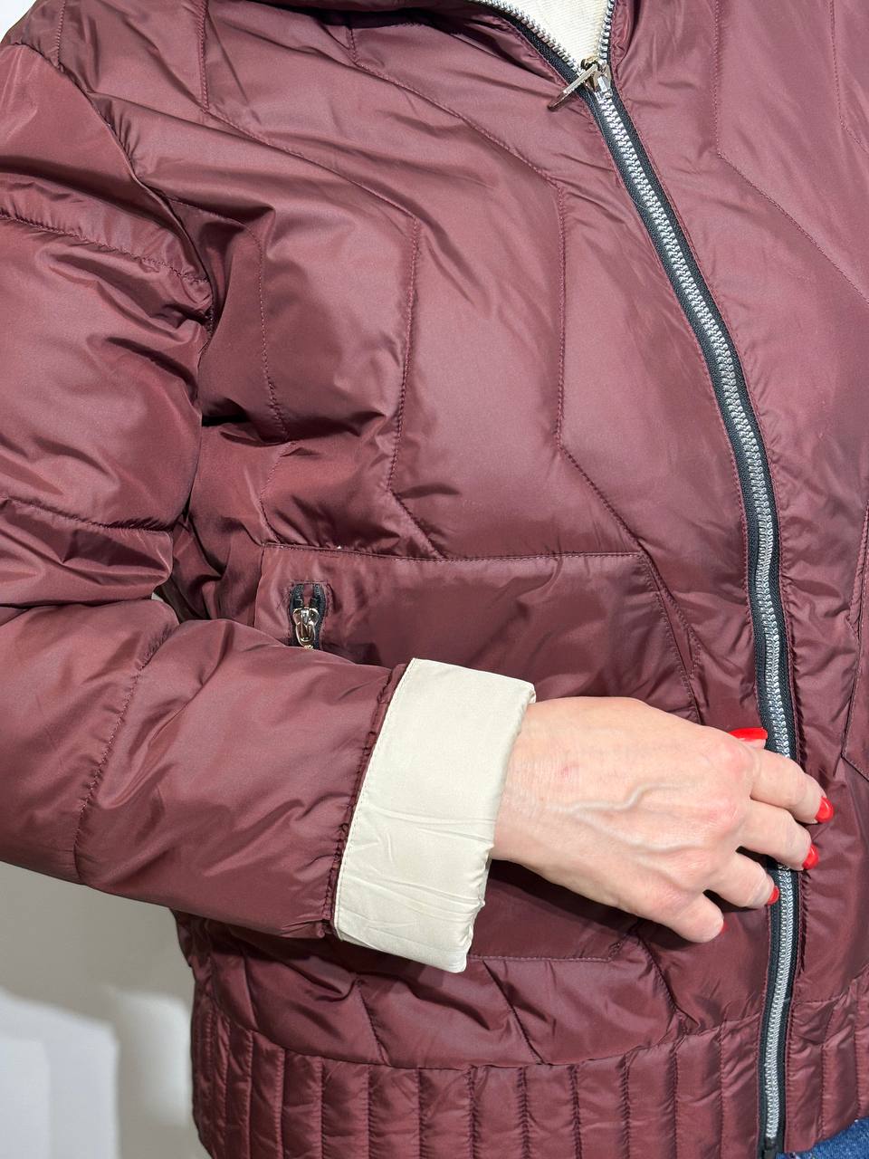 Reversible mid-season jacket
