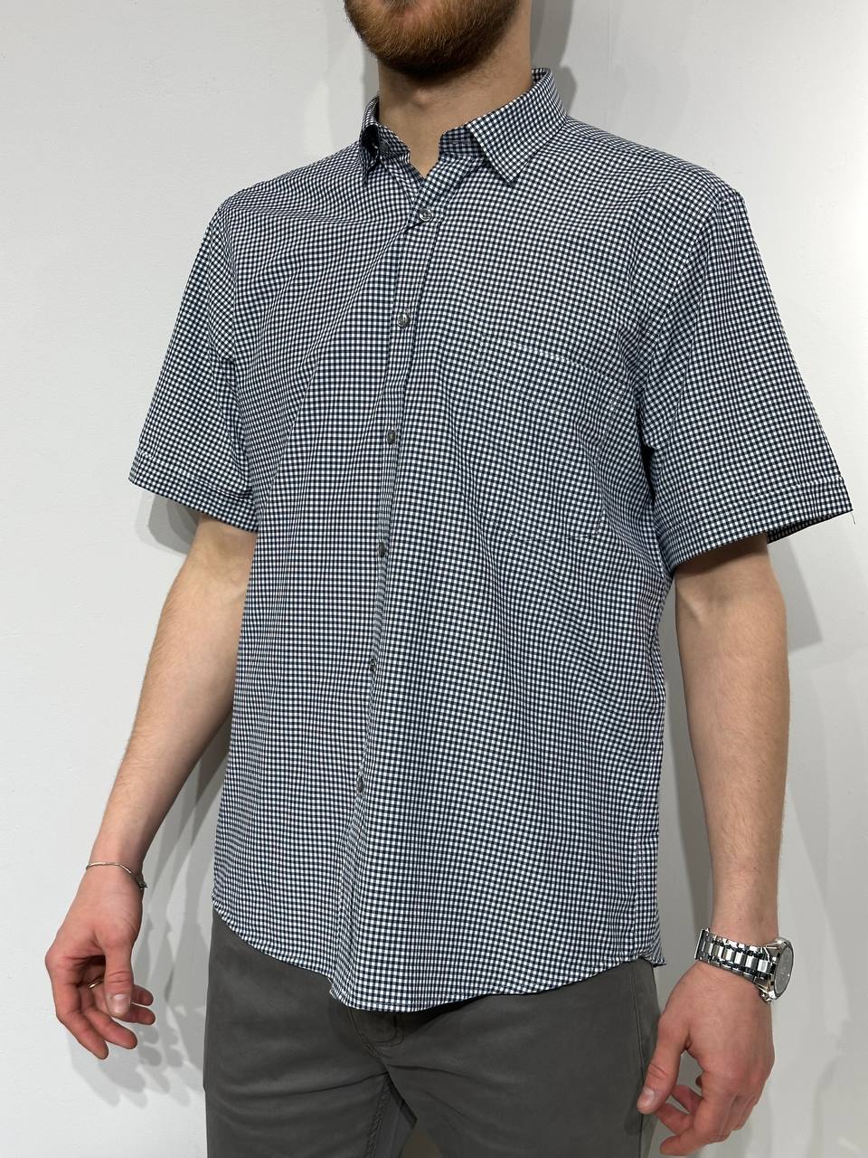 Checkered summer shirt for men VP-2