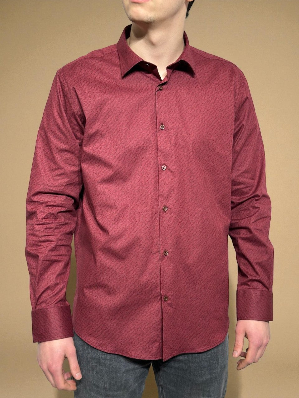 Классическая мужская рубашка VP-13, прямой крой