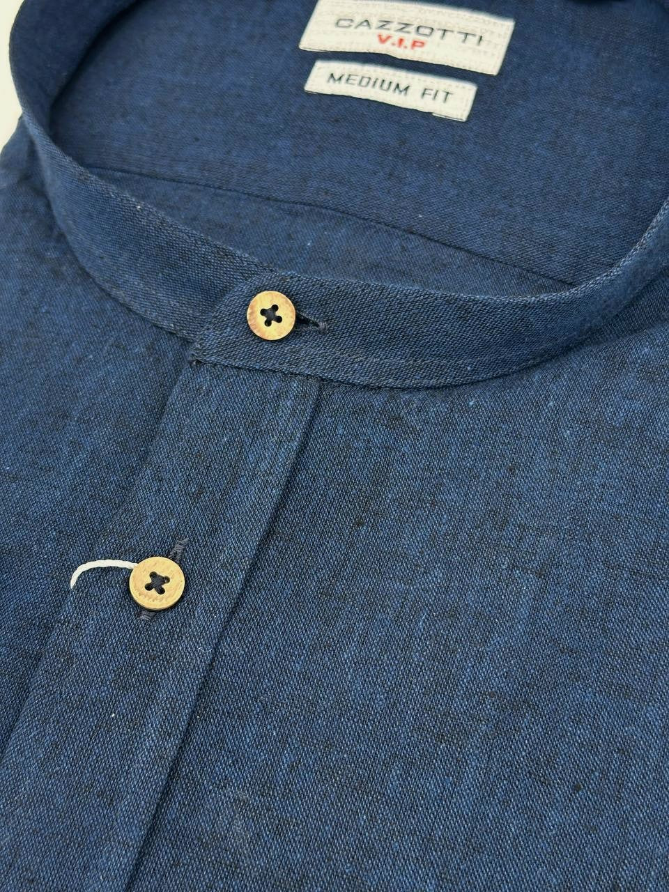 Мужская льняная рубашка большого размера