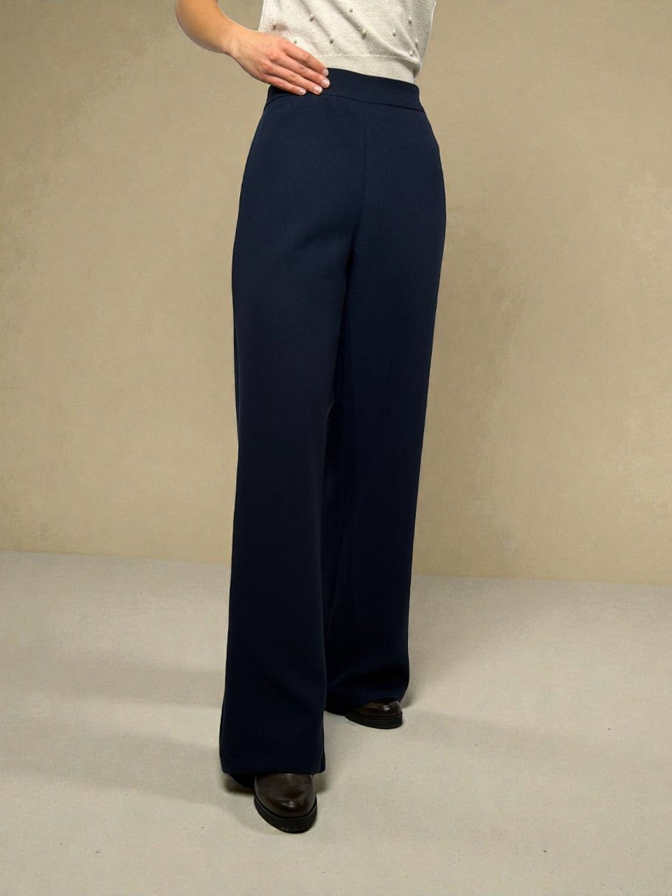 Extra long classic pants for women