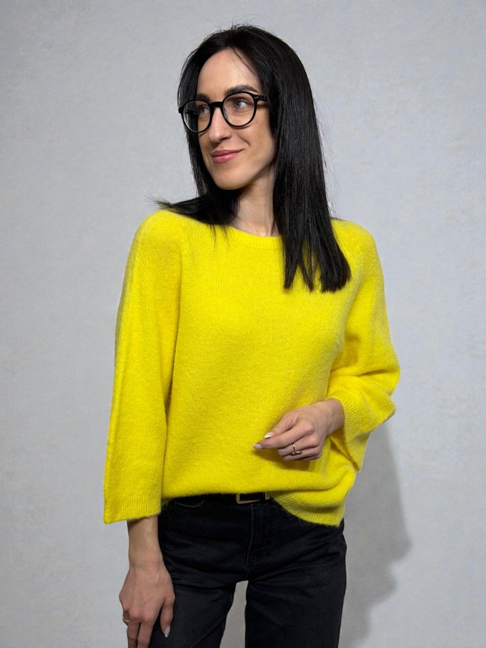 Sieviešu džemperis ar alpakas vilnu