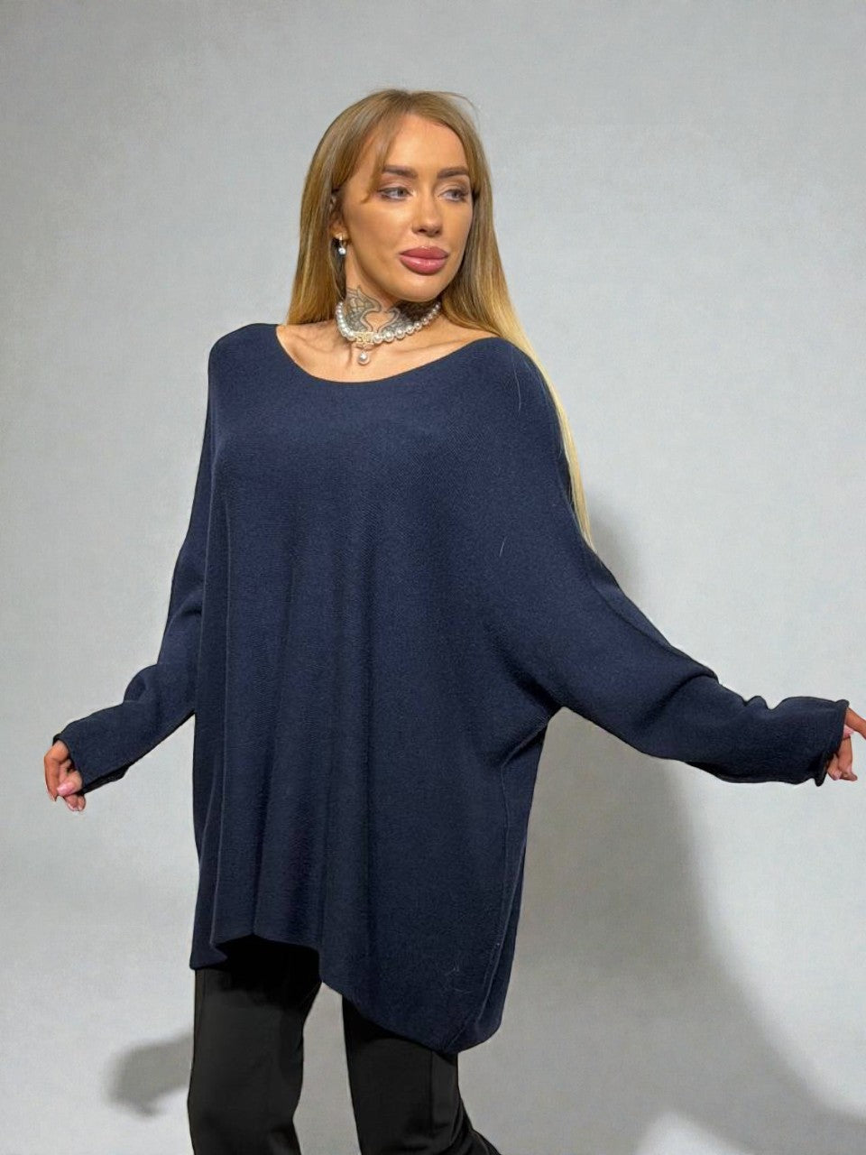 Lielizmēra džemperis dāmām