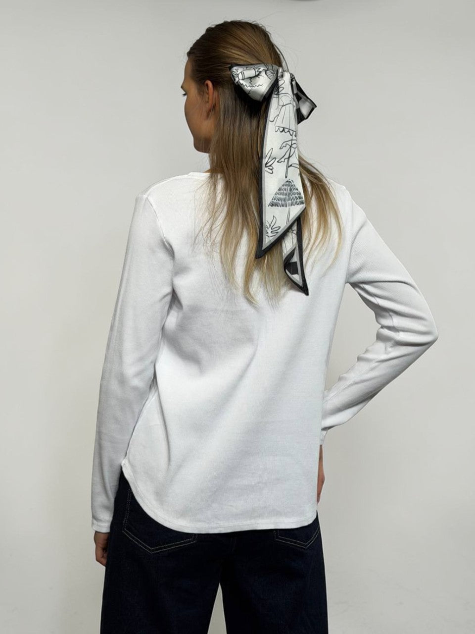 Everyday ribbed fabric top