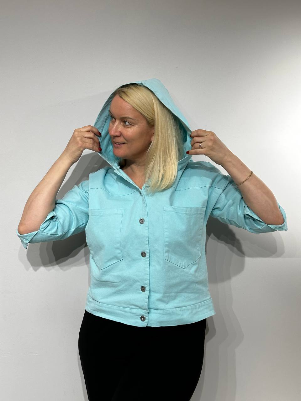 Džinsa jaka vasarai