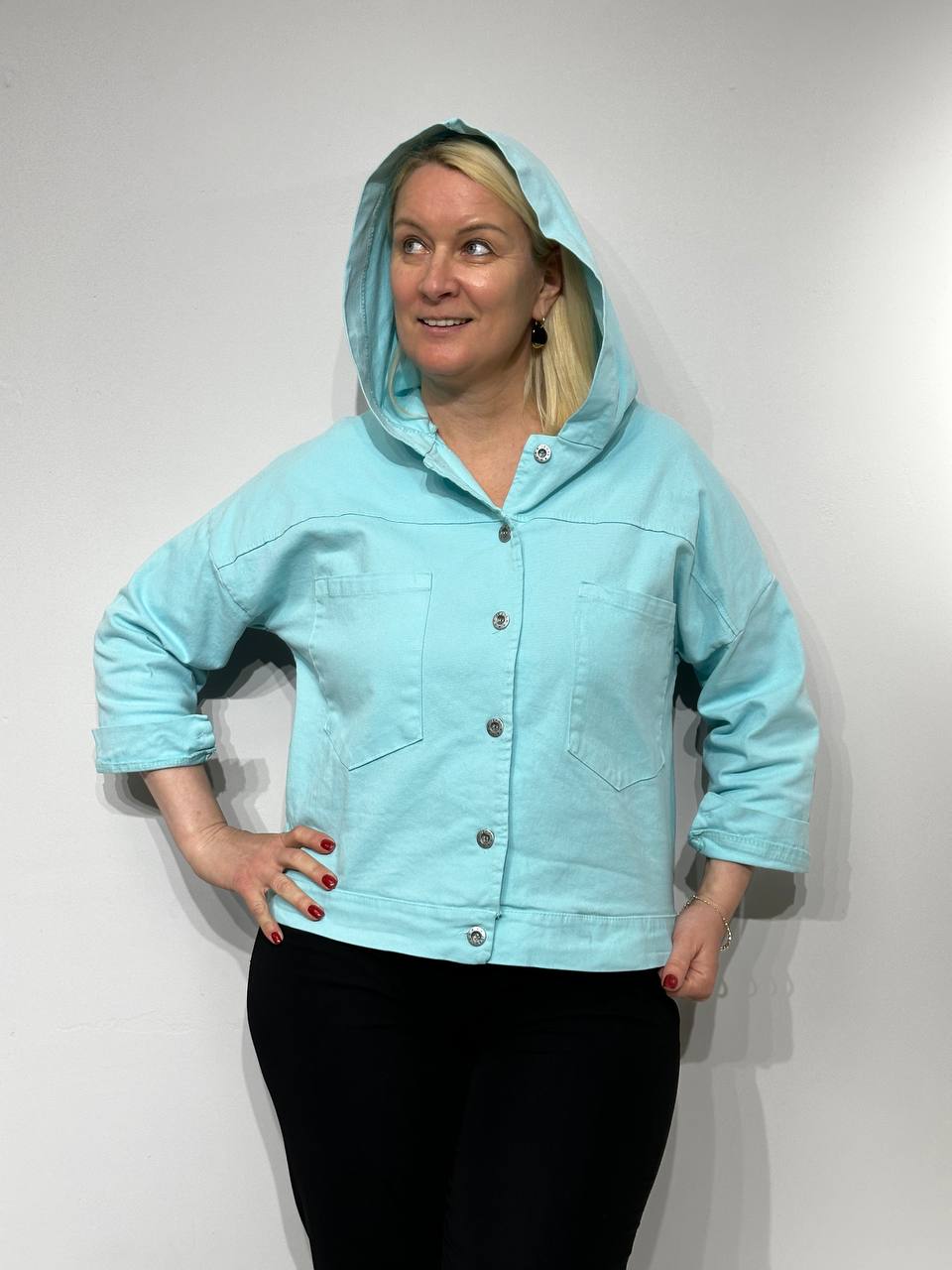 Džinsa jaka vasarai