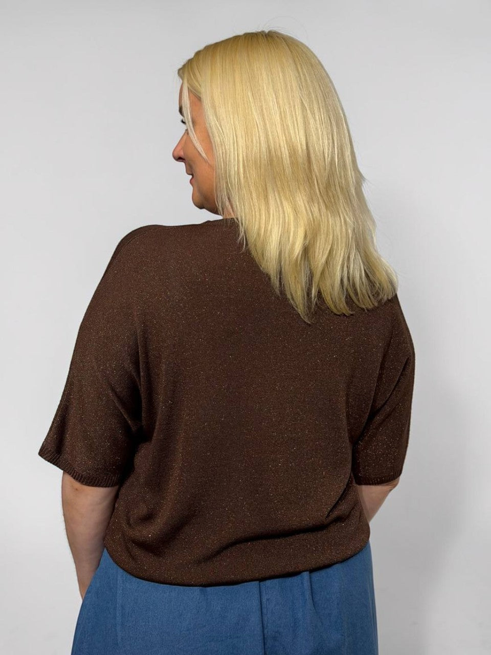 Elegants tops ar smalku mirdzumu