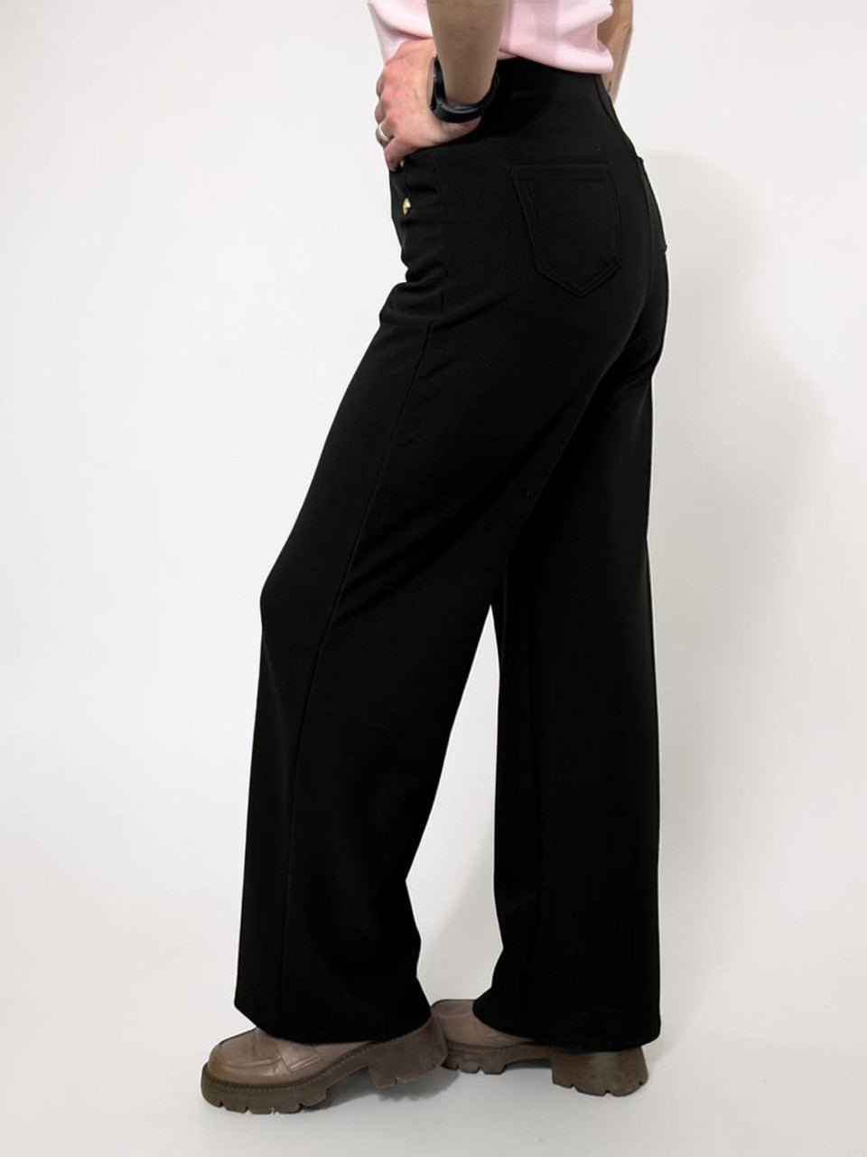 Svinīgas bikses ar augstu jostasvietu