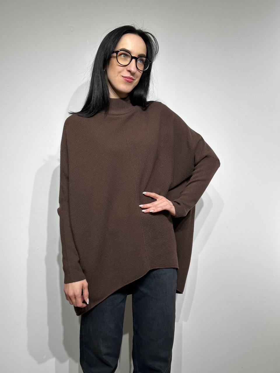 Oversize style sweater for women