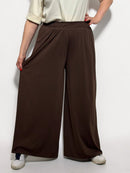 Luxury plus size wide pants