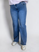Plus size long jeans for women