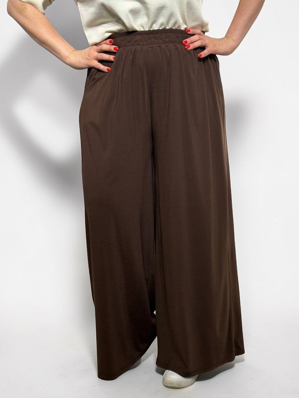 Роскошные широкие брюки большого размера