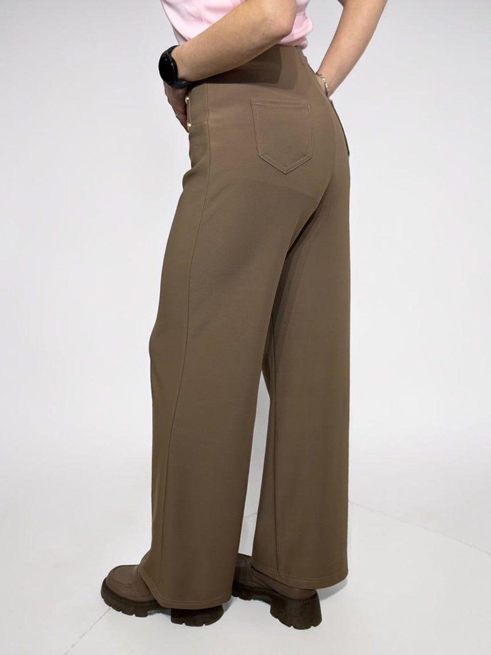 Svinīgas bikses ar augstu jostasvietu