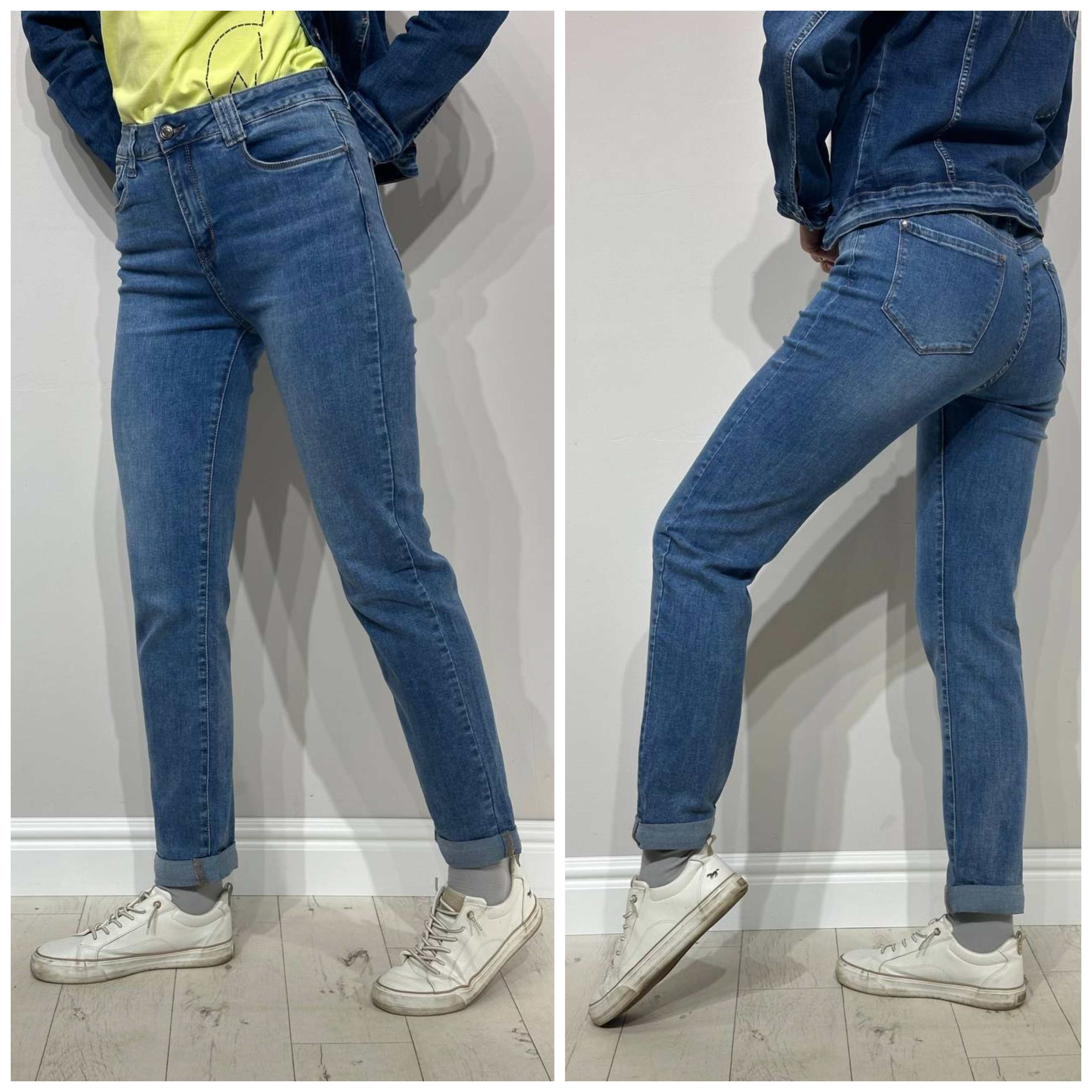 Классические прямые джинсы для женщин