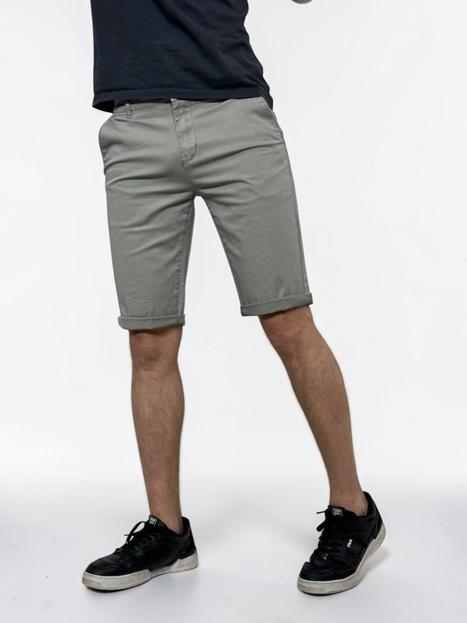 Solid, light shorts for men