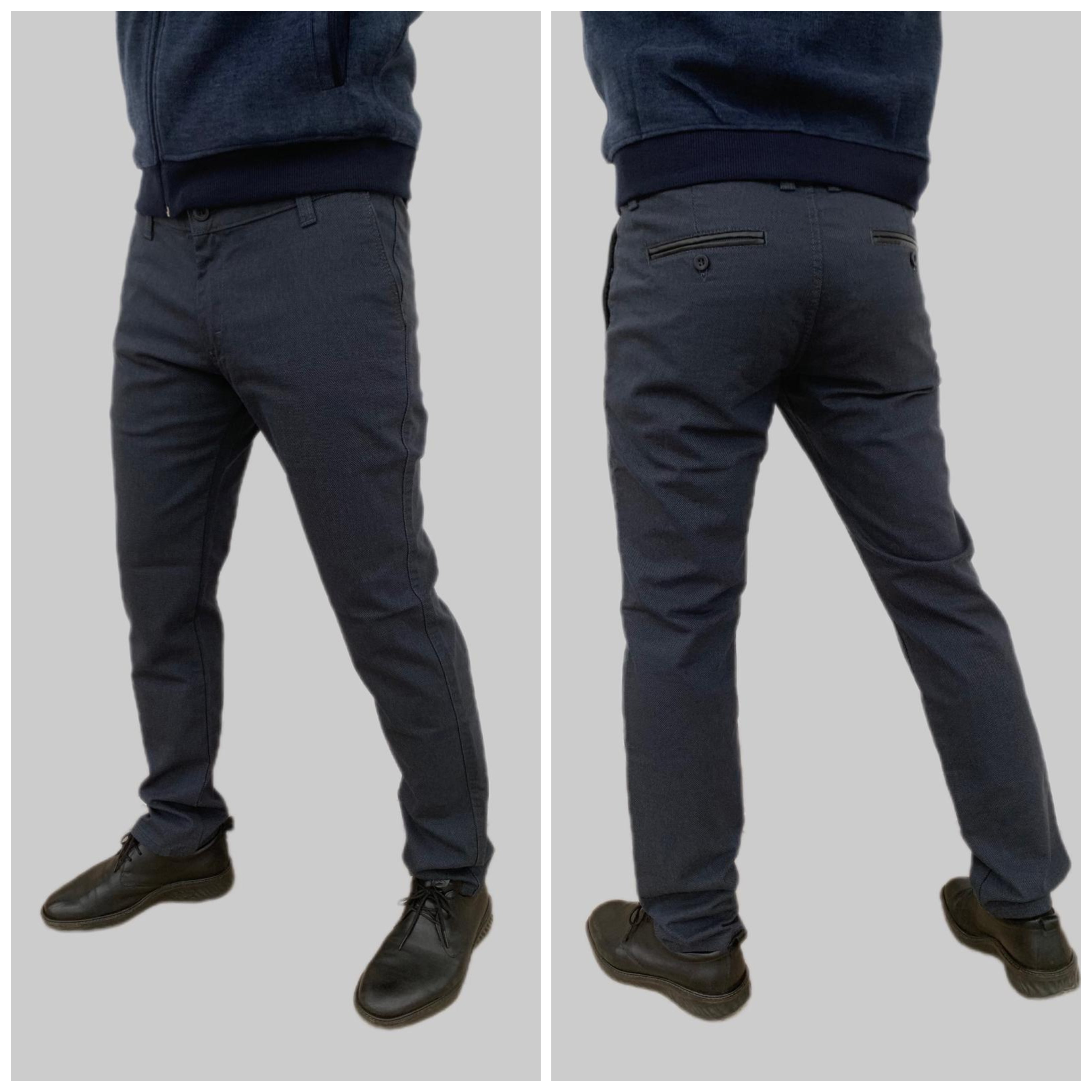 Однотонные брюки с выкройкой Ванкель-045