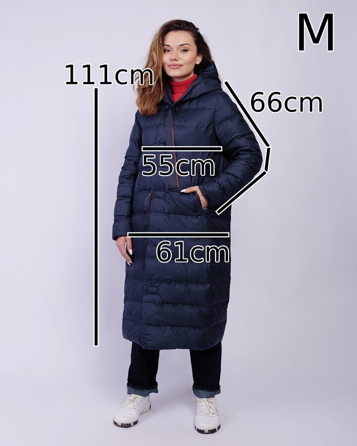 Down coat with hood from MyDress