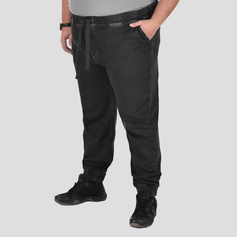 Lielas vīriešu bikses uz gumiju