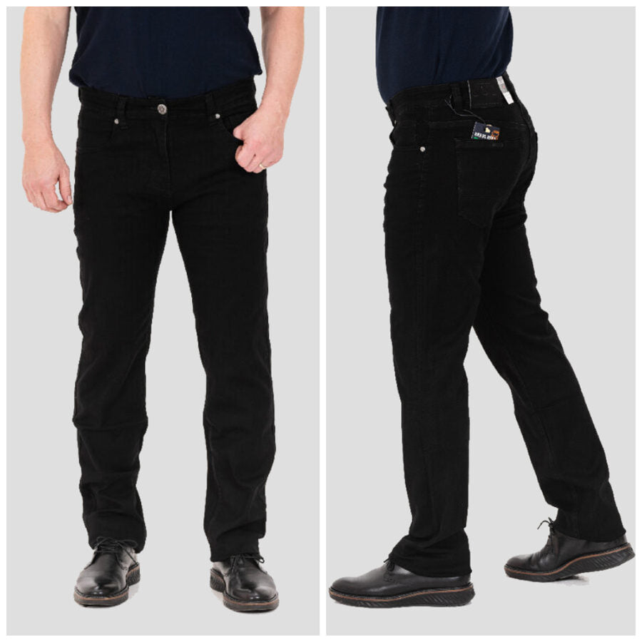 Melni vīriešu džinsi