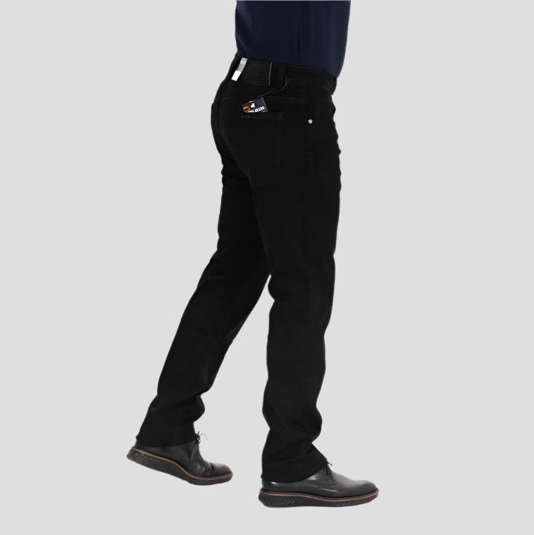Melni vīriešu džinsi