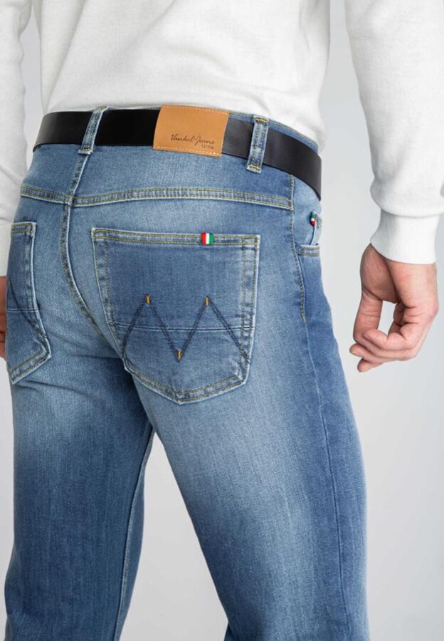 Джинсы большого размера Vankel-620, прямой крой