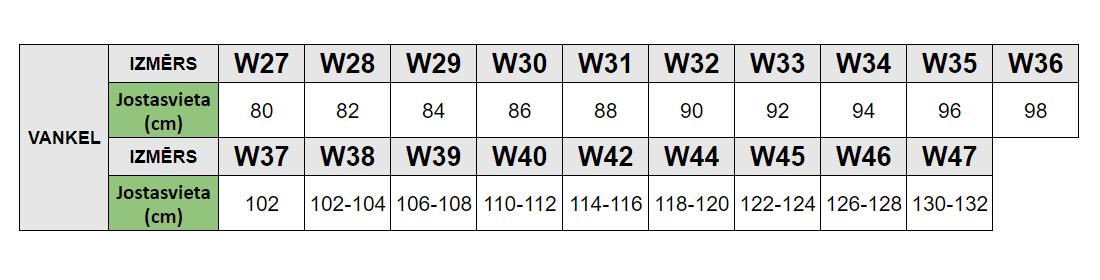 Джинсы большого размера Vankel-620, прямой крой