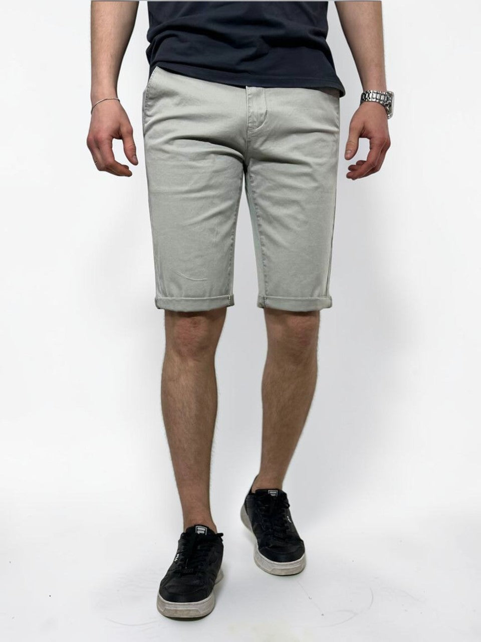 Solid, light shorts for men