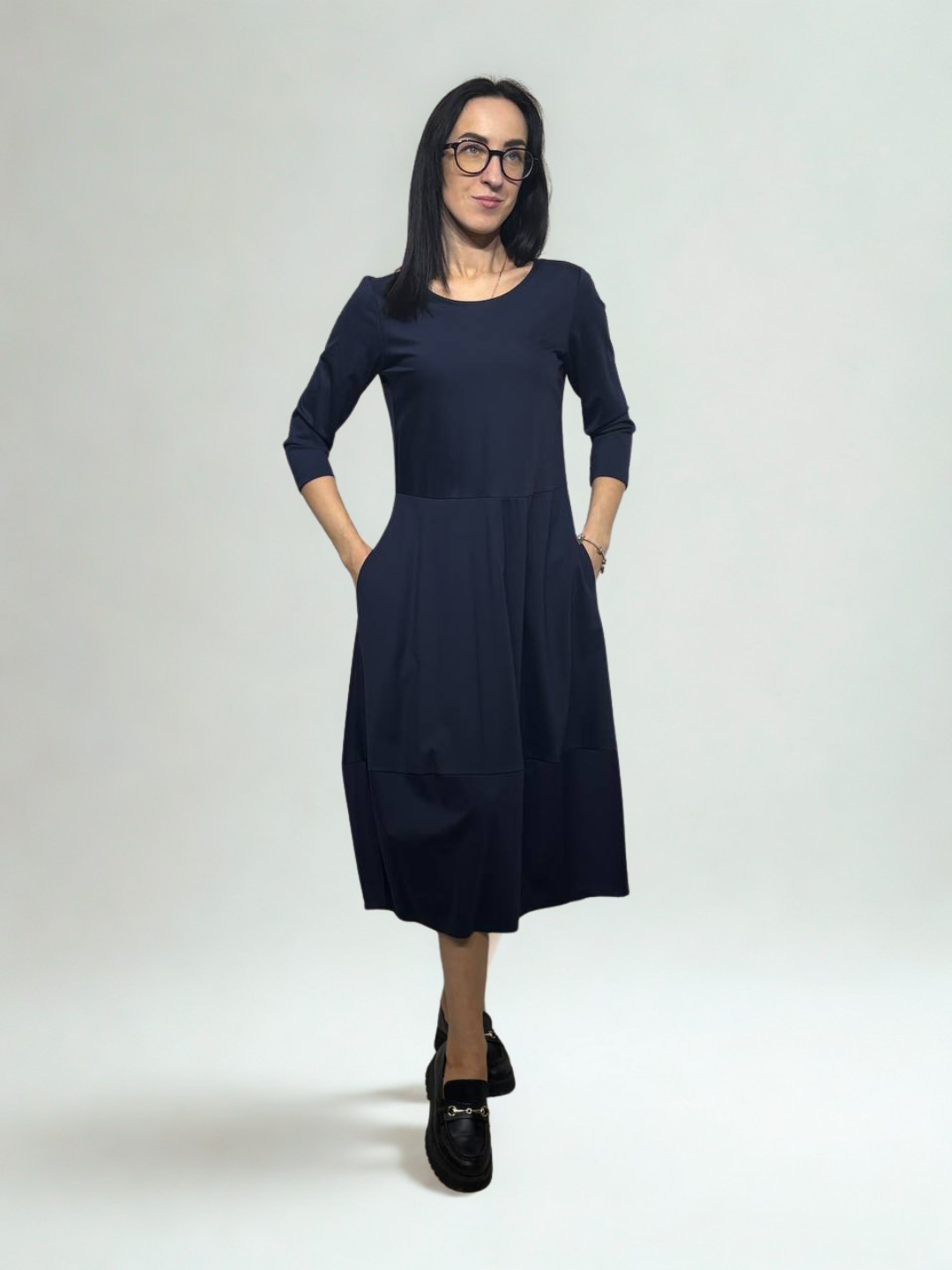 Blue capsule dress